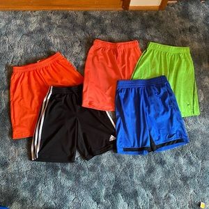 5 pairs Boys shorts size medium (8). Misc brands